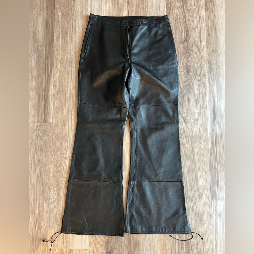 Vintage Armani Leather Pants